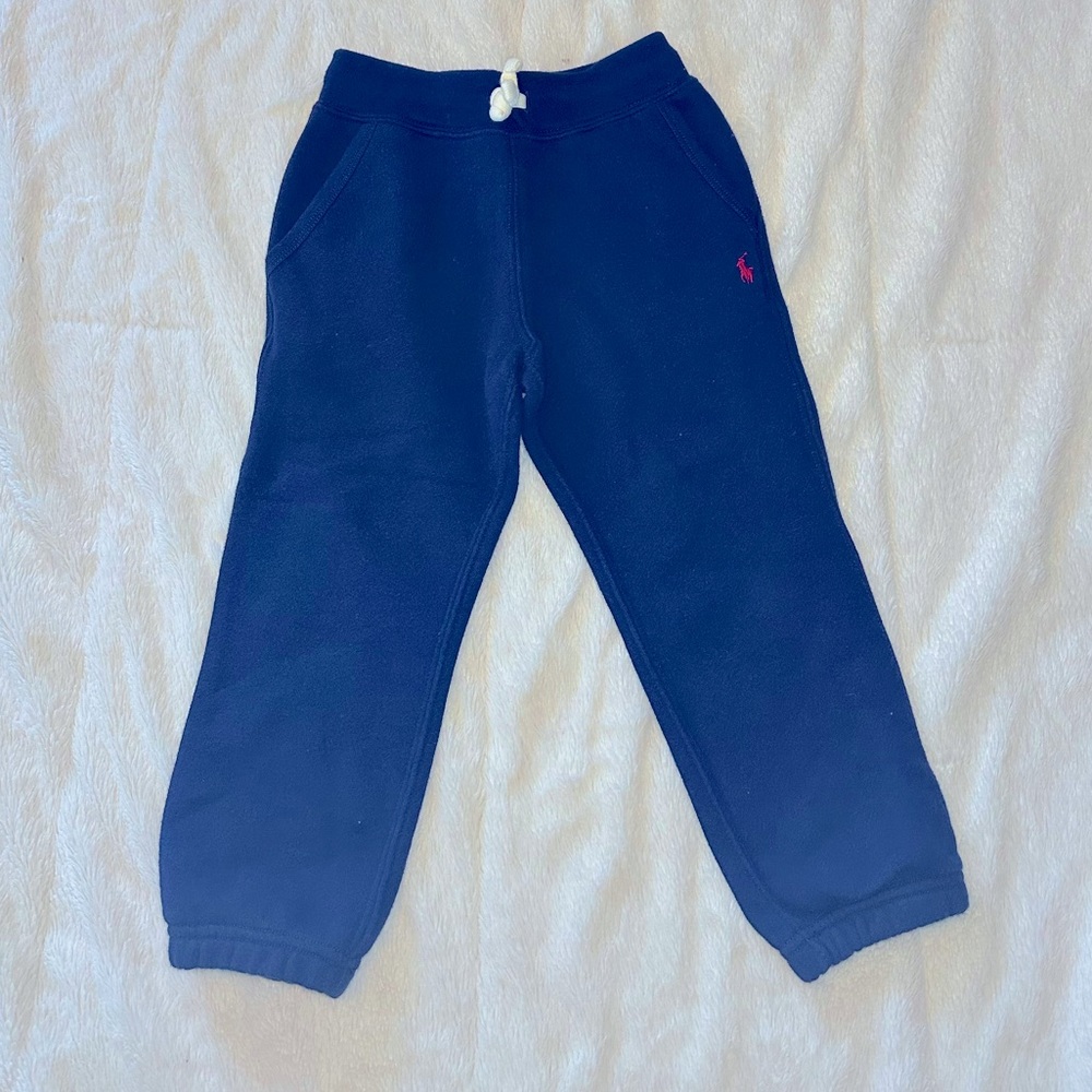 Polo Ralph Lauren kids (fleece inside) sweat pants size 4t EUC LIKE NEW